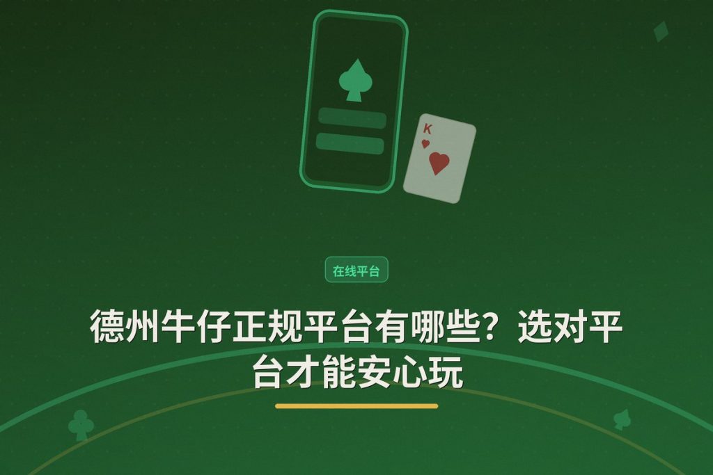 德州牛仔正规平台有哪些？选对平台才能安心玩