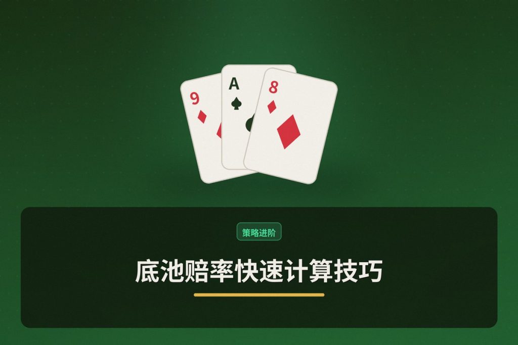 底池赔率快速计算技巧：德州牛仔必知的3个实用方法