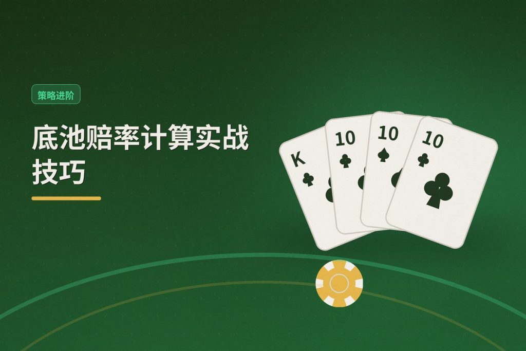 底池赔率计算实战技巧：三步判断跟注是否划算