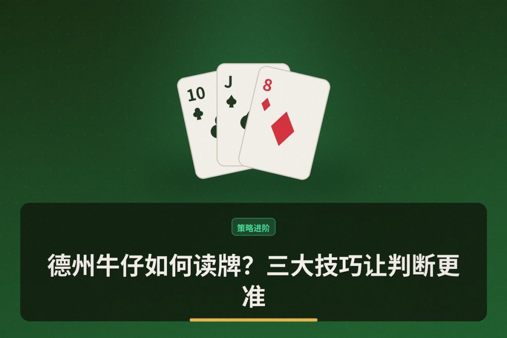德州牛仔如何读牌？三大技巧让判断更准