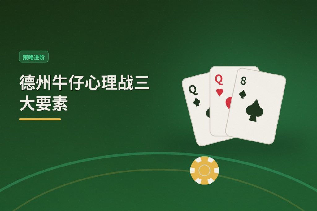 德州牛仔心理战三大要素：读人、控池、压节奏，让你的打法更稳