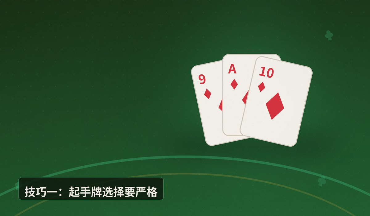 德州牛仔实用技巧 - 想打好德州牛仔？这3个实用技巧让你玩得更稳