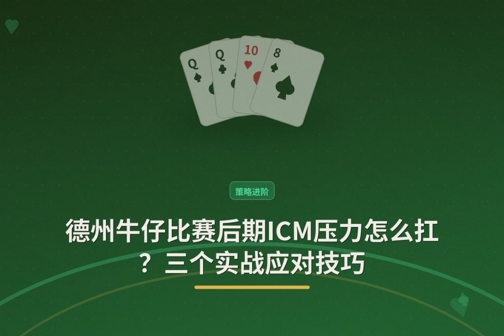 德州牛仔比赛后期ICM压力怎么扛？三个实战应对技巧