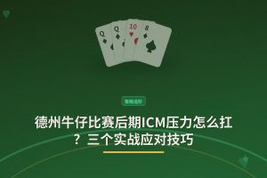 德州牛仔比赛后期ICM压力怎么扛？三个实战应对技巧